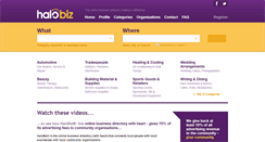 Desktop Screenshot of halobiz.co.nz